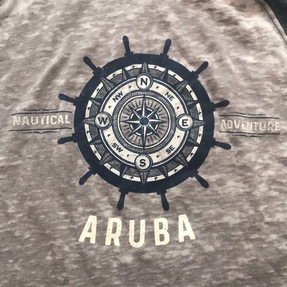 Aruba 🇦🇼 Washed out long sleeve hoodie